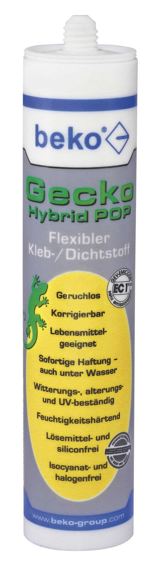 Gecko Hybrid POP Flexibler Kleb-/Dichtstoff 